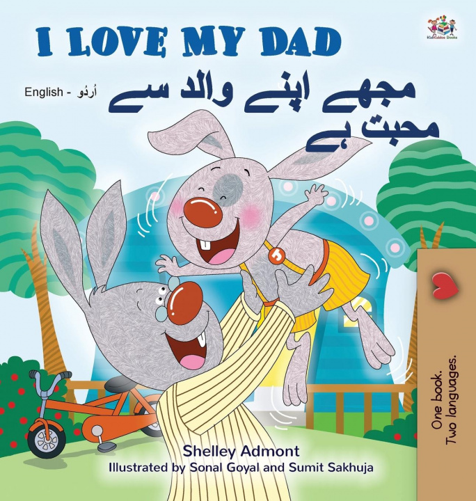 Carte I Love My Dad (English Urdu Bilingual Book for Kids) Kidkiddos Books