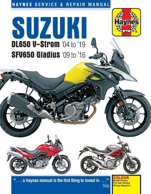 Kniha Suzuki DL650 V-Strom & SFV650 Gladius (04 - 19) Matthew Coombs