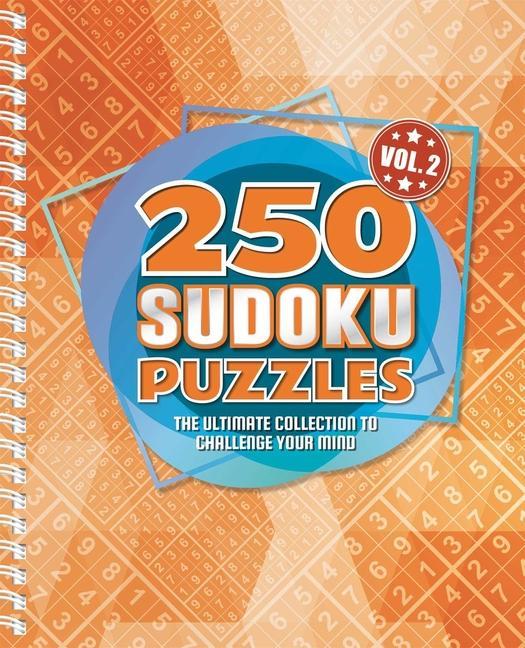 Kniha 250 Sudoku Puzzles: 250 Easy to Hard Sudoku Puzzles for Adults 
