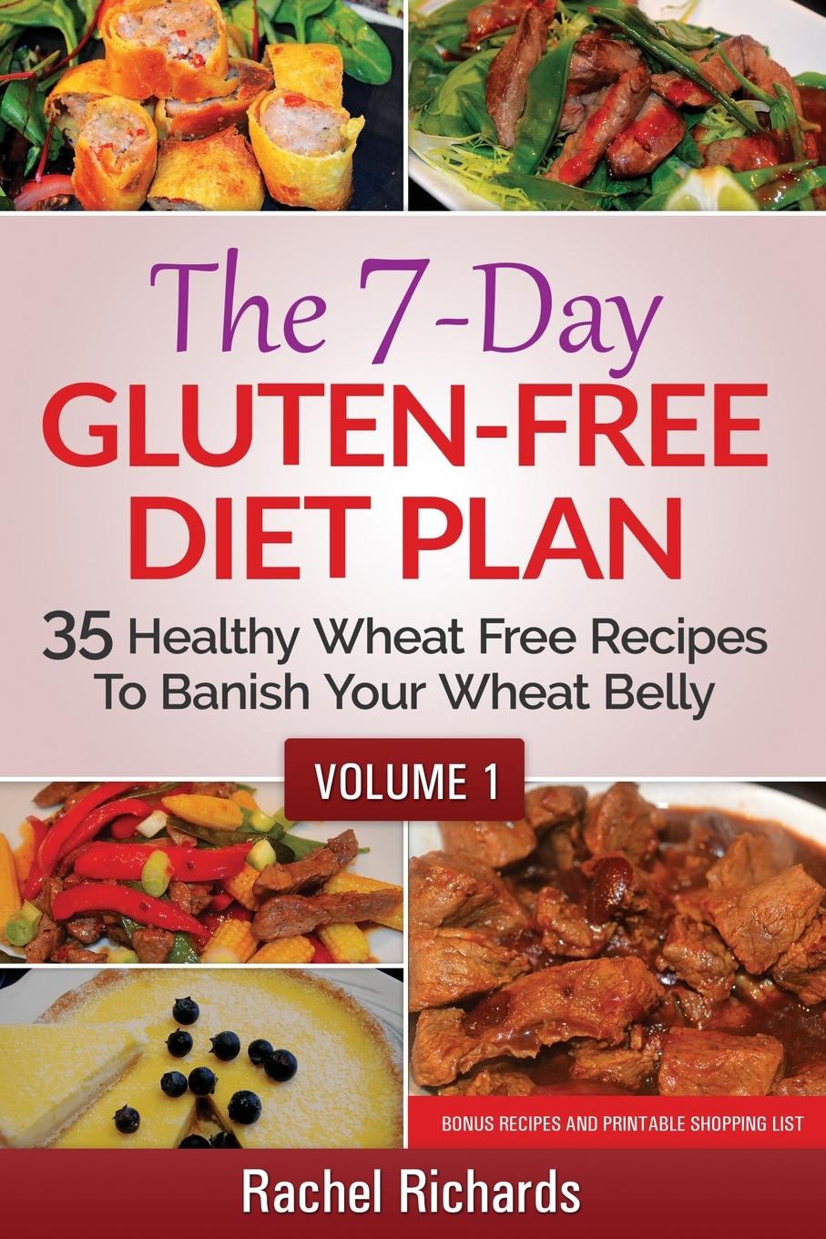 Knjiga 7-Day Gluten-Free Diet Plan Richards Rachel Richards