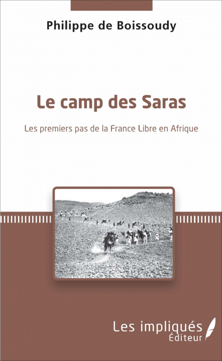 Boek Le camp des Saras Boissoudy (de)