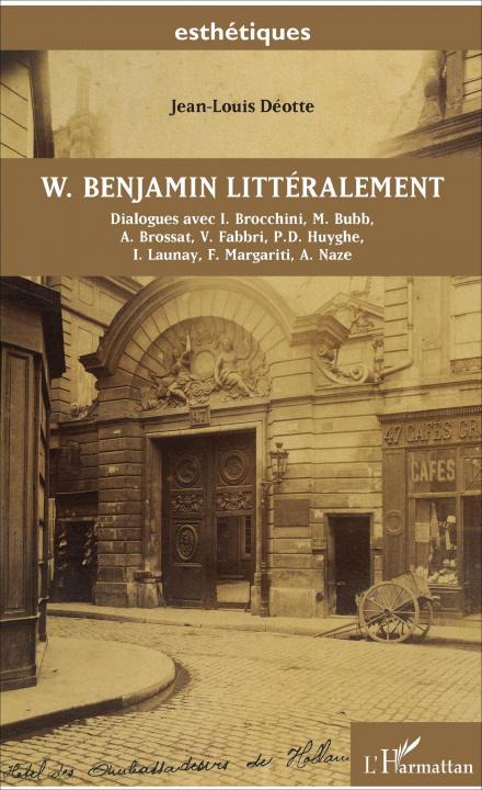 Knjiga W. Benjamin littéralement Déotte