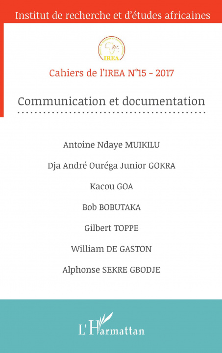 Knjiga Communication et documentation Zeinabou ahmadou tounkara