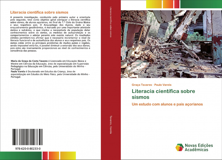 Carte Literacia cientifica sobre sismos Paulo Varela