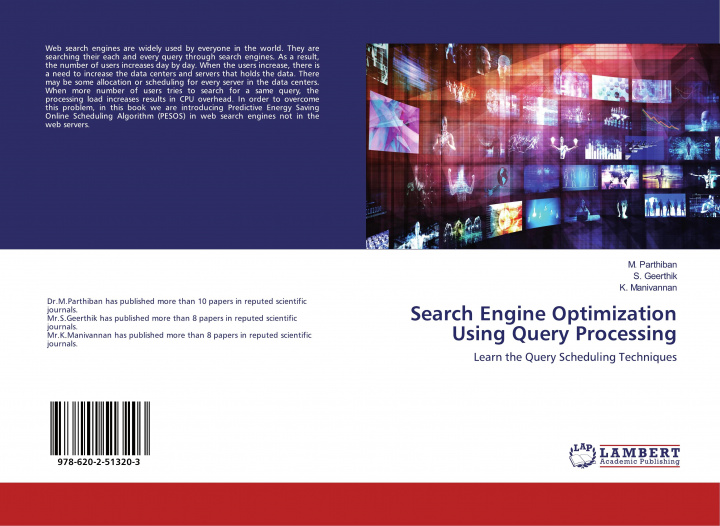 Knjiga Search Engine Optimization Using Query Processing S. Geerthik