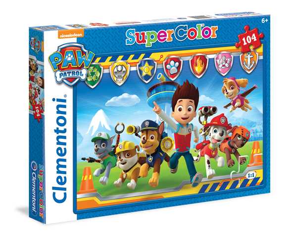 Hra/Hračka Puzzle 104 Supercolor Paw Patrol 