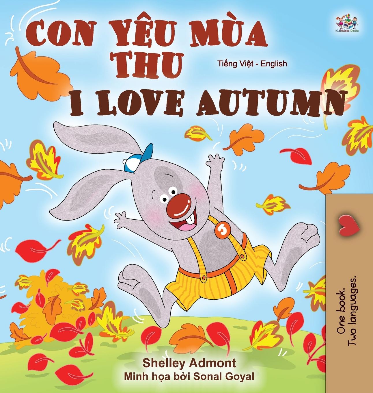 Kniha I Love Autumn (Vietnamese English Bilingual Book for Kids) Kidkiddos Books