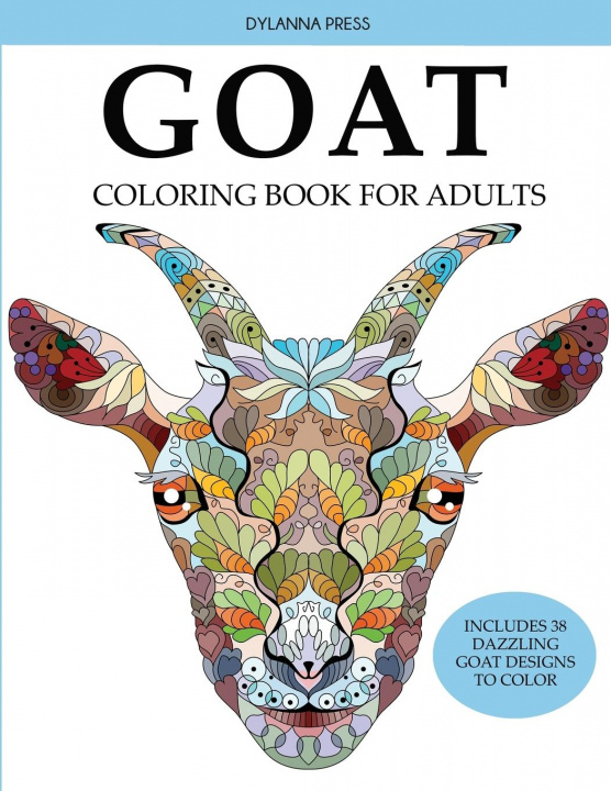 Könyv Goat Coloring Book for Adults 