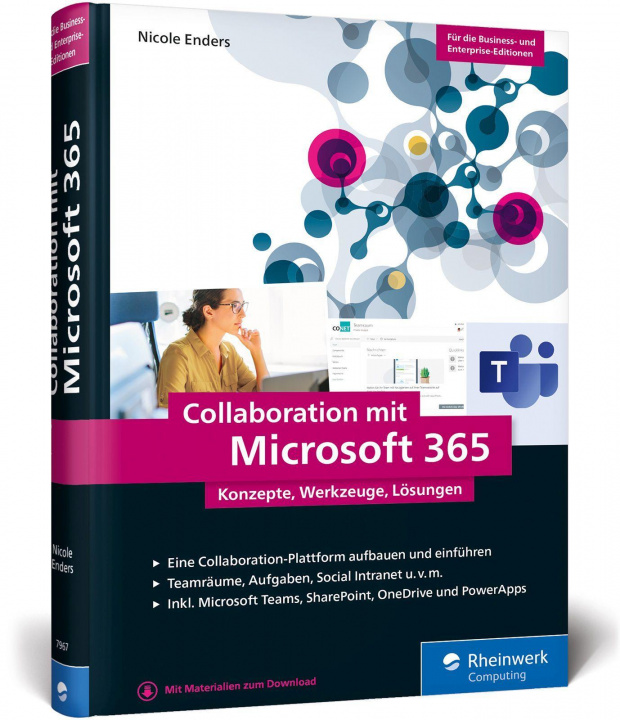 Kniha Collaboration mit Microsoft 365 