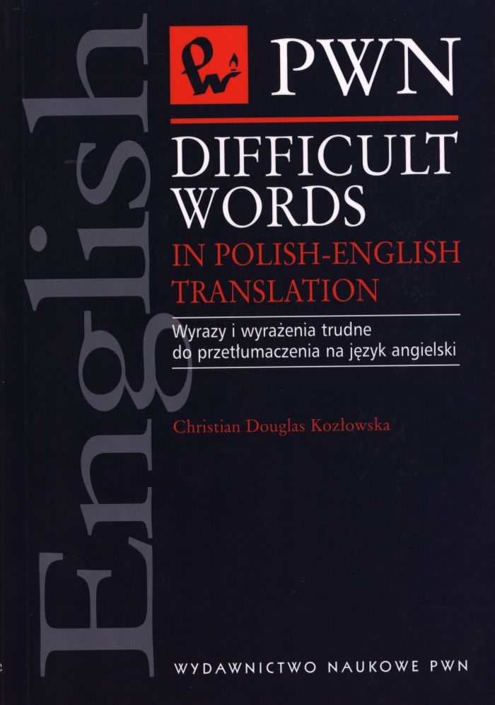 Kniha Difficult words in Polish-english translation Kozłowska Douglas Christian
