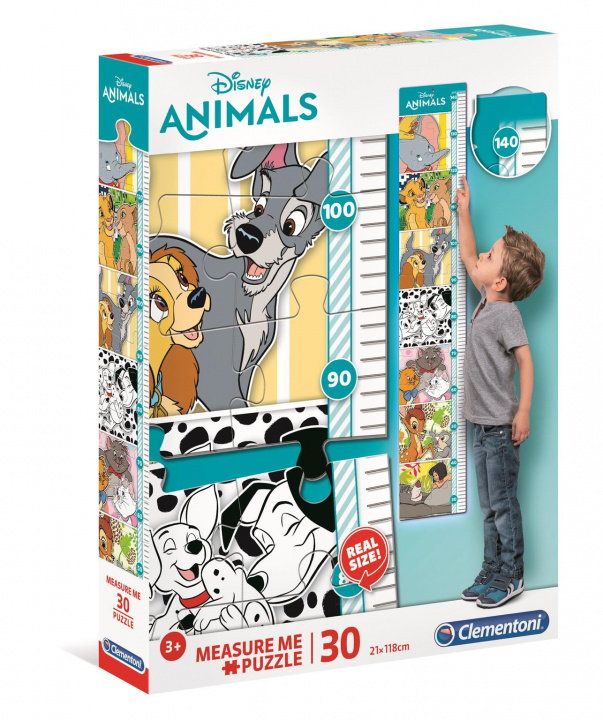 Joc / Jucărie Measure Me Puzzle 30 Disney Animals Friends 