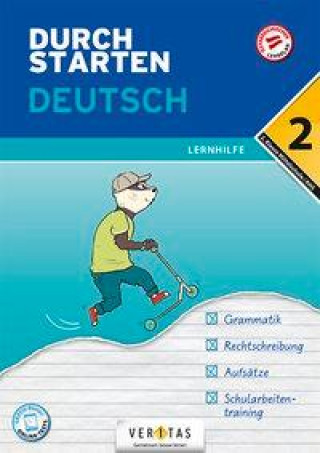 Book Durchstarten 2. Klasse - Deutsch Mittelschule/AHS - Lernhilfe Werner Rasser