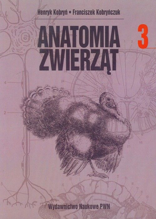 Kniha Anatomia zwierząt Tom 3 Kobryń Henryk