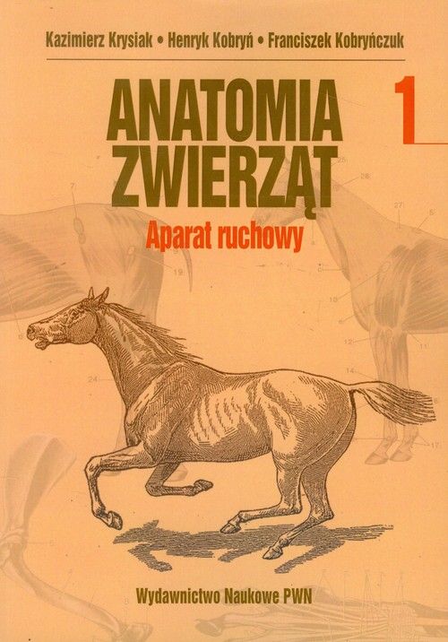 Kniha Anatomia zwierząt Tom 1 Aparat ruchowy Krysiak Kazimierz