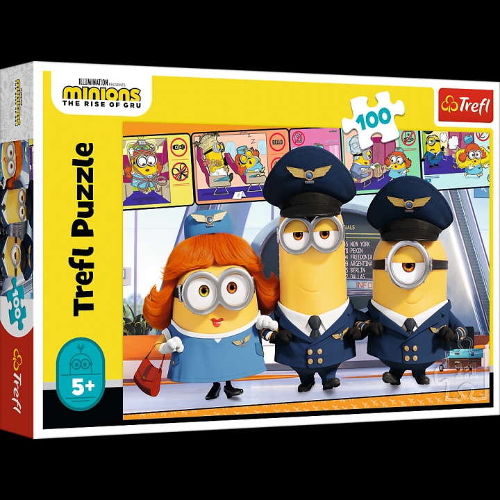 Hra/Hračka Puzzle 100 Minionki na lotnisku 16390 