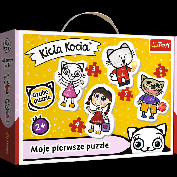 Book Puzzle baby classic Wesoła Kicia Kocia 36088 