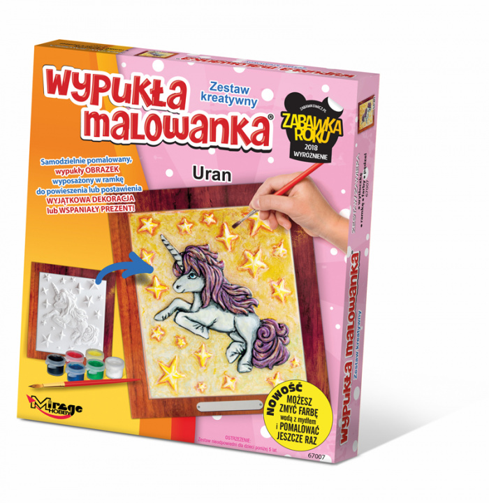 Книга Wypukła malowanka jednorożec uran 67007 