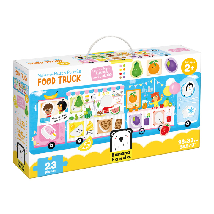 Kniha Make-A-Match Puzzle Food Truck 2+ 