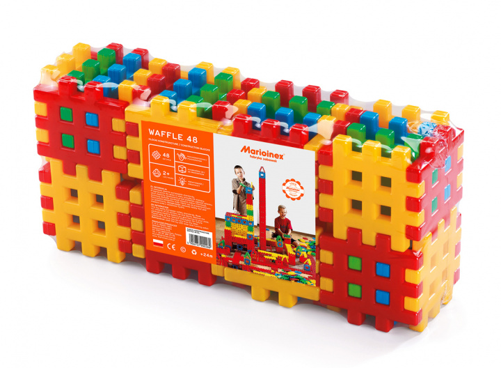 Game/Toy Klocki konstrukcyjne waffle 48 kostka Marioinex