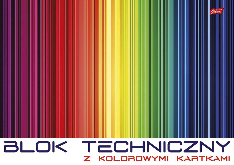 Kniha Blok techniczny a3 kolorowy unipap 