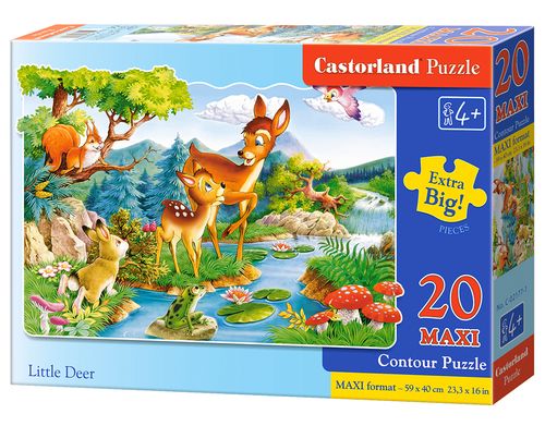 Kniha Puzzle 20 maxi Mały bambi 