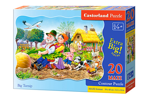 Carte Puzzle 20 maxi Wielka Rzepka C-02283 