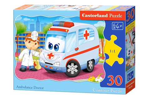 Carte Puzzle 30 Lekarz pogotowia B-03471 