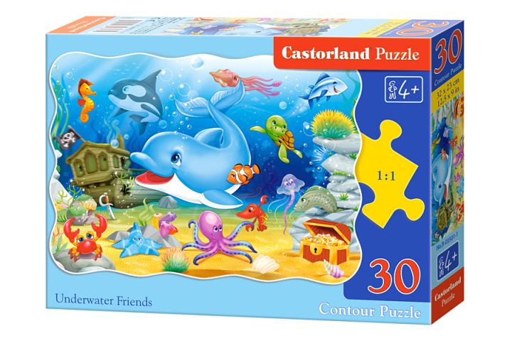 Carte Puzzle 30 Podwodni przyjaciele B-03501 