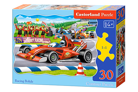 Carte Puzzle 30 Samochód wyścigowy B-03761 