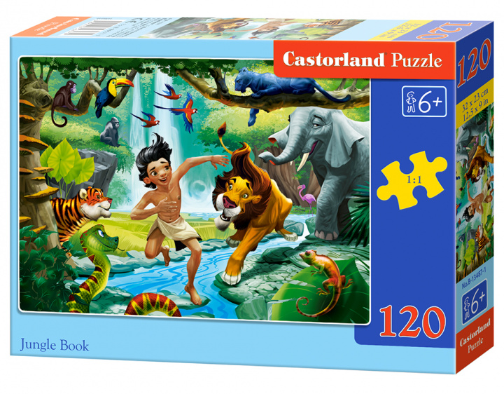 Joc / Jucărie Puzzle 120 Księga dżungli B-13487 CASTOR