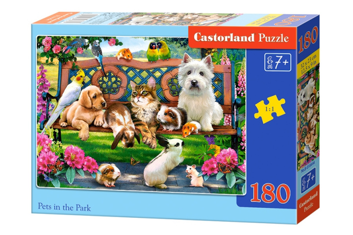 Könyv Puzzle 180 Zwierzęta w parku B-018444 