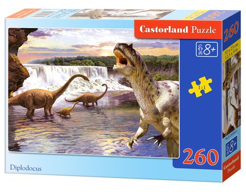 Książka Puzzle 260 Dinozaury w wodzie B-26999 