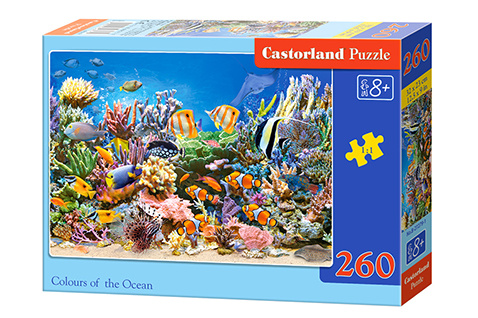 Książka Puzzle 260 Kolory oceanu B-27279 