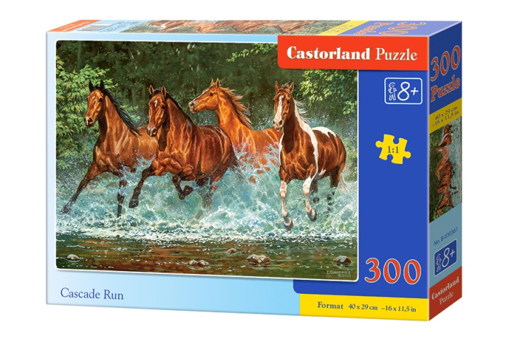 Książka Puzzle 300 Galopujące konie B-030361 