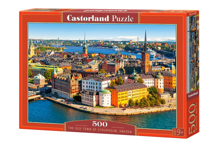 Buch Puzzle 500 Sztokholm stare miasto Szwecja B-52790 