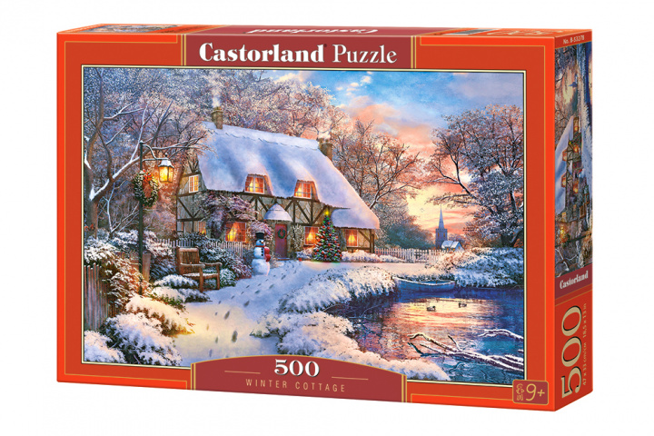 Kniha Puzzle 500 Domek zimowy B-53278 