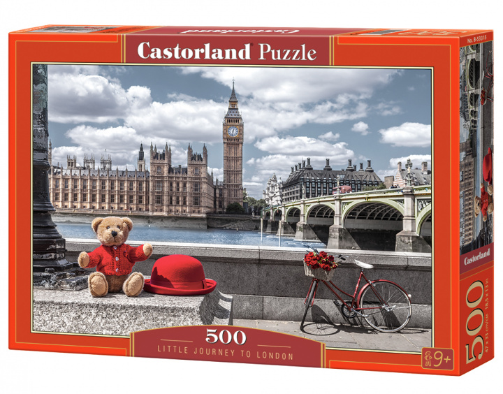 Könyv Puzzle 500 Mała podróż do Londynu B-53315 