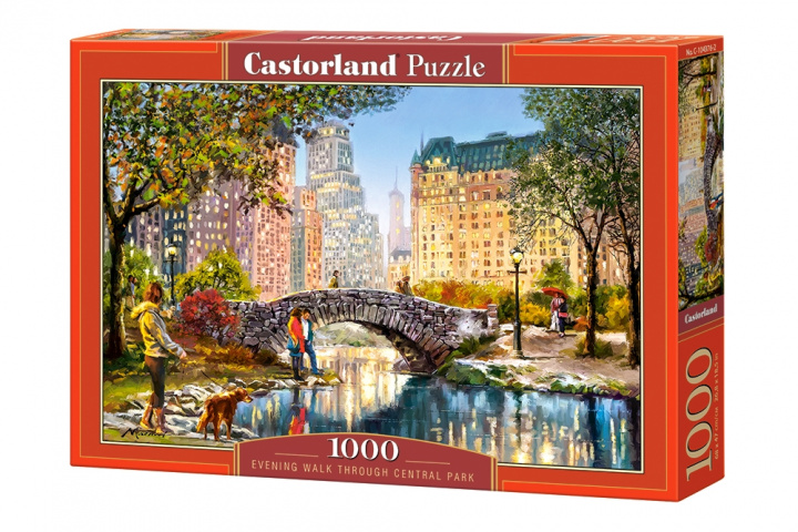 Carte Puzzle 1000 Wieczorny spacer po Central Parku C-104376 