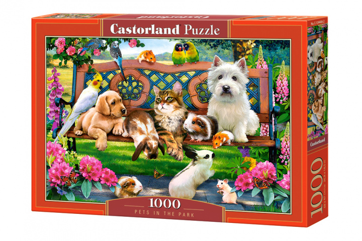 Carte Puzzle 1000 Zwierzęta w parku C-104406-2 