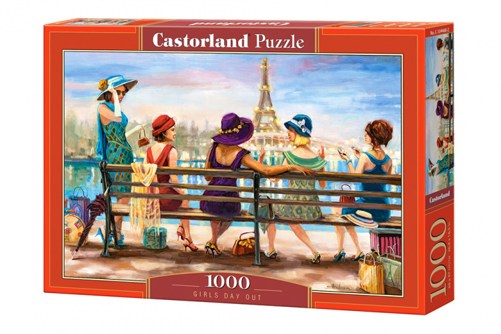 Książka Puzzle 1000 Wycieczka dziewczyn C-104468-2 