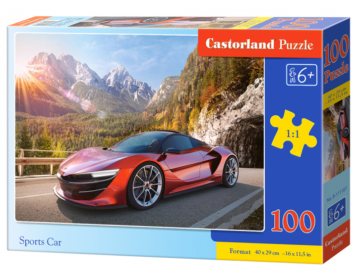 Könyv Puzzle 100 Sportowy samochód B-111107 