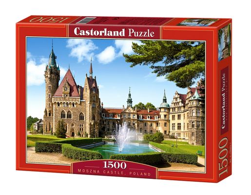 Knjiga Puzzle 1500 Polska zamek moszna 