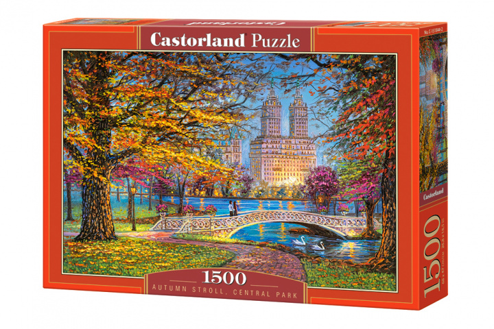 Könyv Puzzle 1500 Jesienny spacer Central Park C-151844 