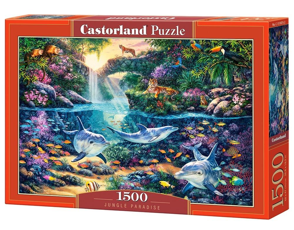 Kniha Puzzle 1500 Dżunglowy raj C-151875 