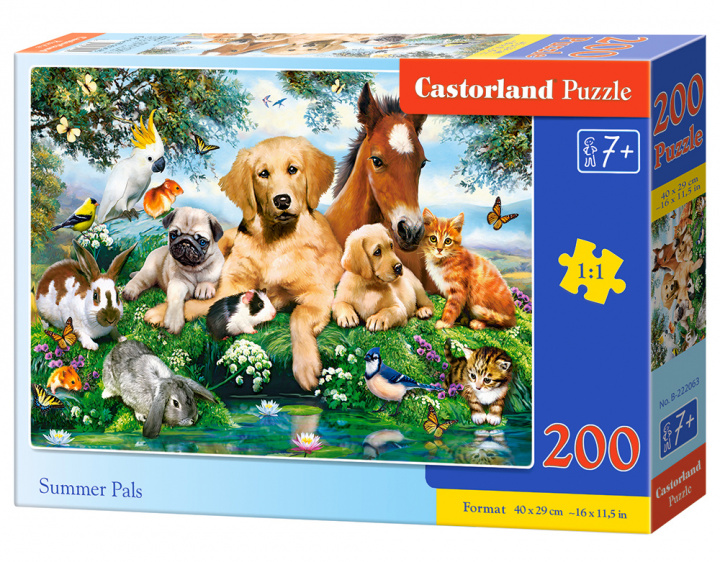 Carte Puzzle 200 Letni przyjaciele B-222063 
