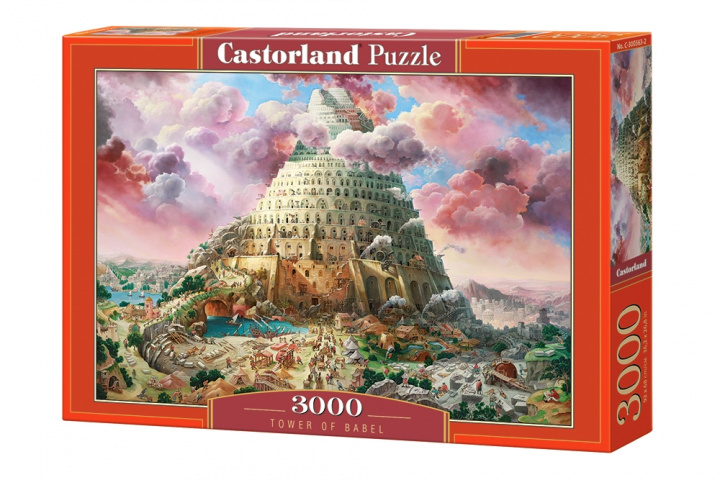 Könyv Puzzle 3000 Wierza Babel C-300563-2 