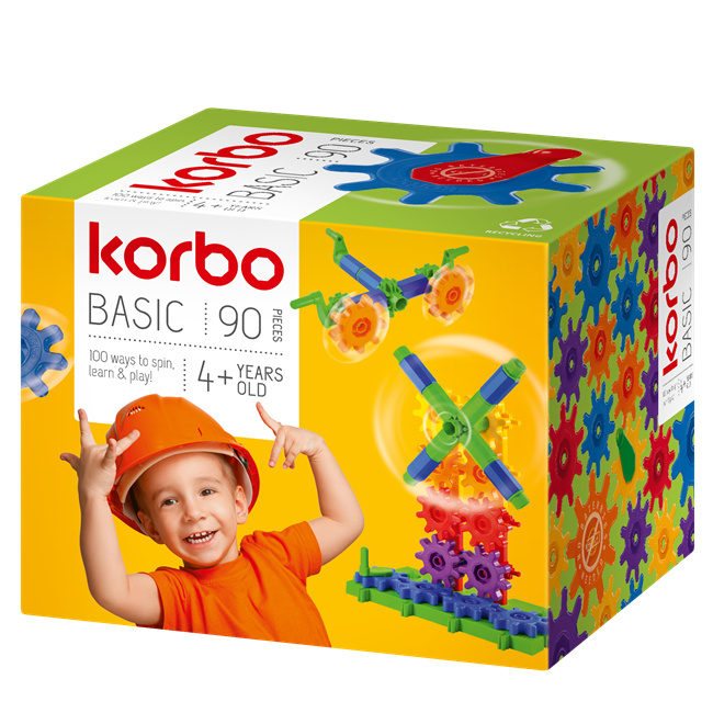 Knjiga Klocki korbo basic 90 elementów 
