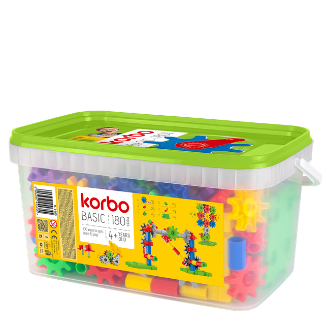 Knjiga Klocki korbo basic 180 elementów 