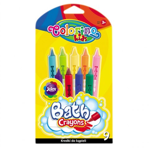 Carte Kredki do kąpieli Colorino Kids 9 kolorów 