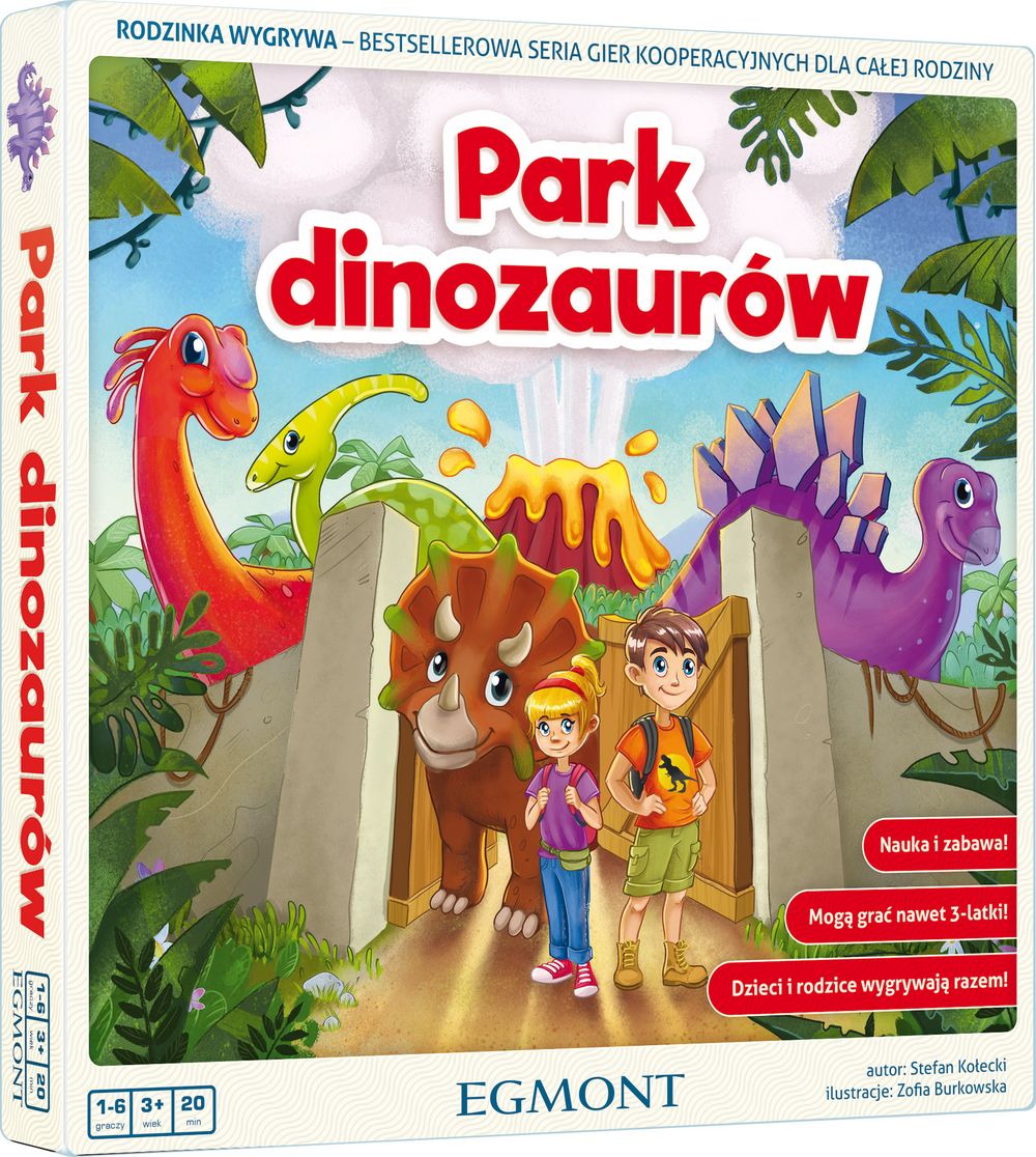 Hanganyagok Gra Park dinozaurów rodzina wygrywa Stefan Kołecki